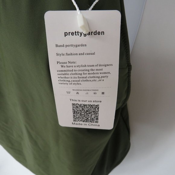 Prettygarden Women's Tummy Control Slimming Strap Backless Swimsuit XL NWT - Picture 4 of 4